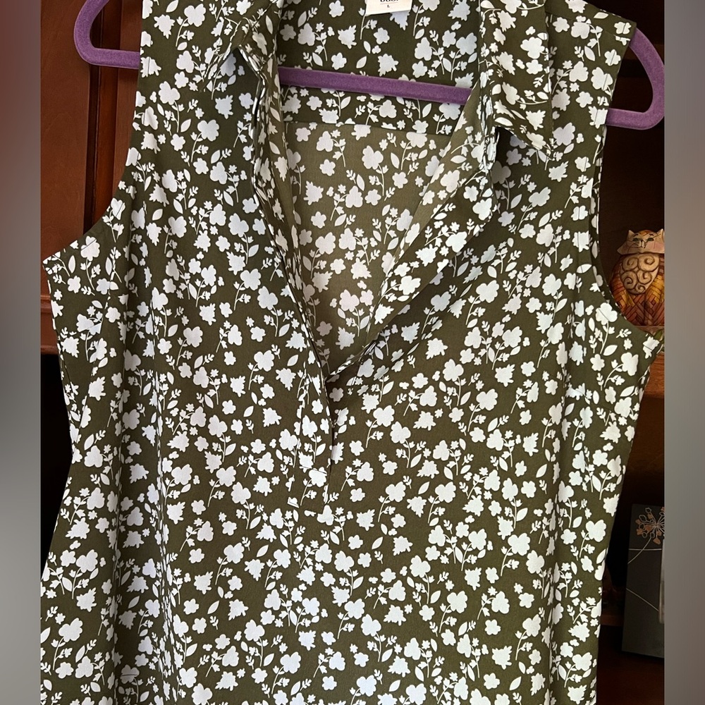 Vintage CaBi Shell/blouse size L, EUC